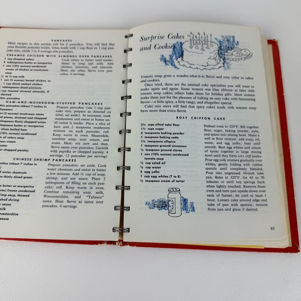 Campbell Cookbook Cooking with Soup 1972 Spiral Bound - Picture 12 of 14